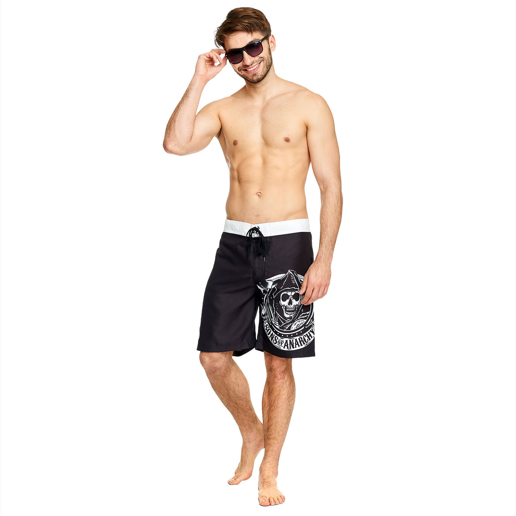 Product image Sons of Anarchy - Reaper Logo Swim Shorts Black