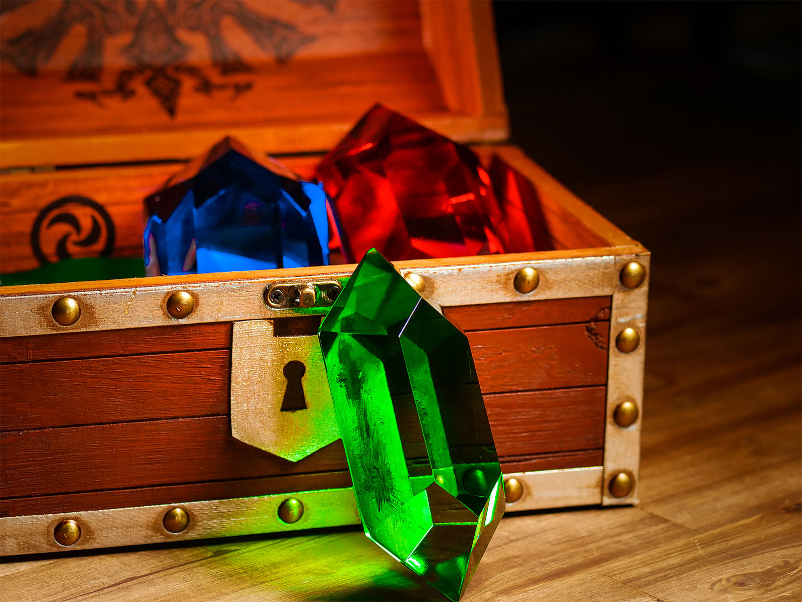 Product image Zelda - Ruby Treasure Chest with Game Sound