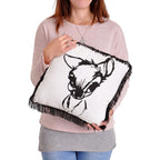 Product image Bambi - Portrait Pillow with Fringes