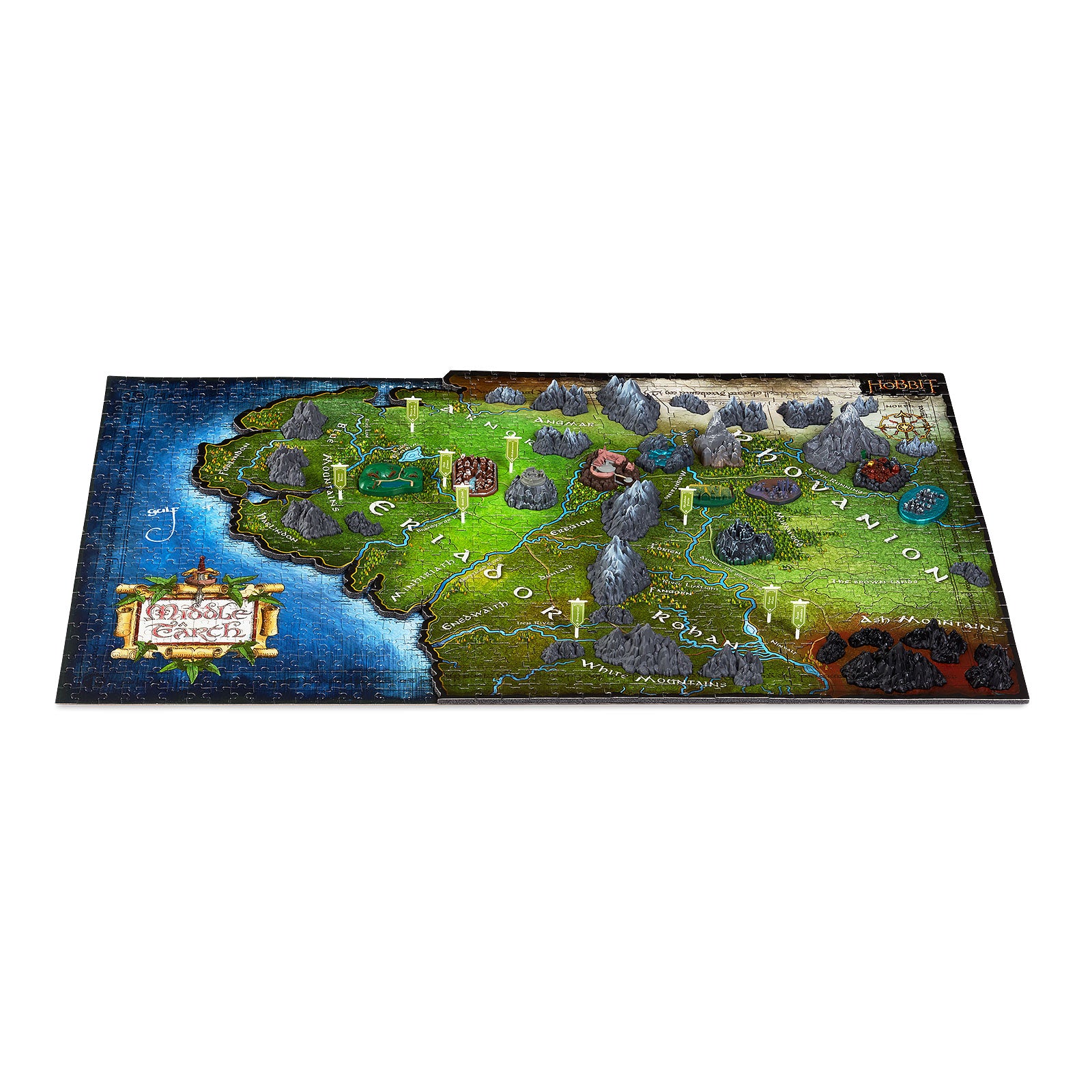 Product image The Lord of the Rings - Map of Middle Earth 4D Puzzle
