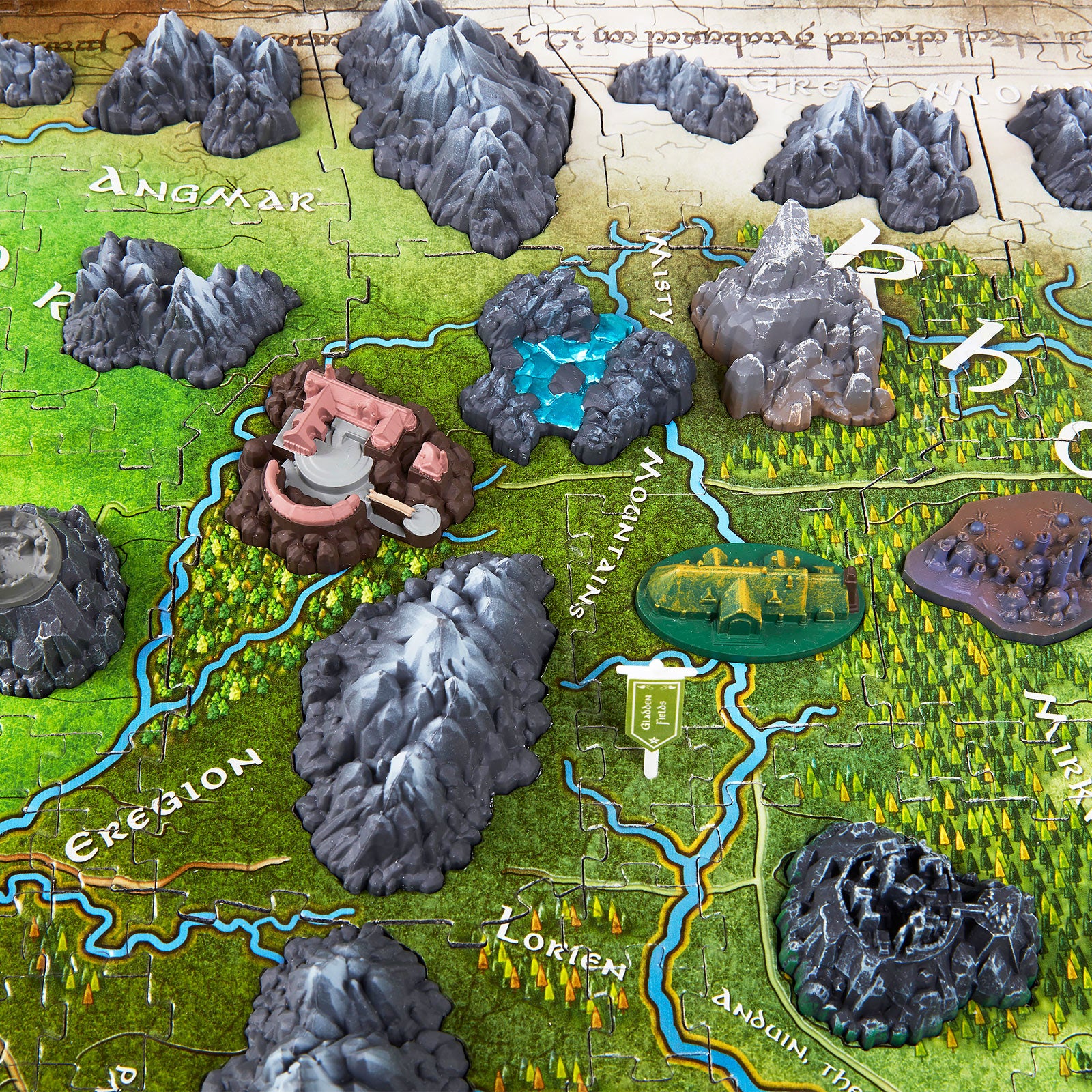 Product image The Lord of the Rings - Map of Middle Earth 4D Puzzle