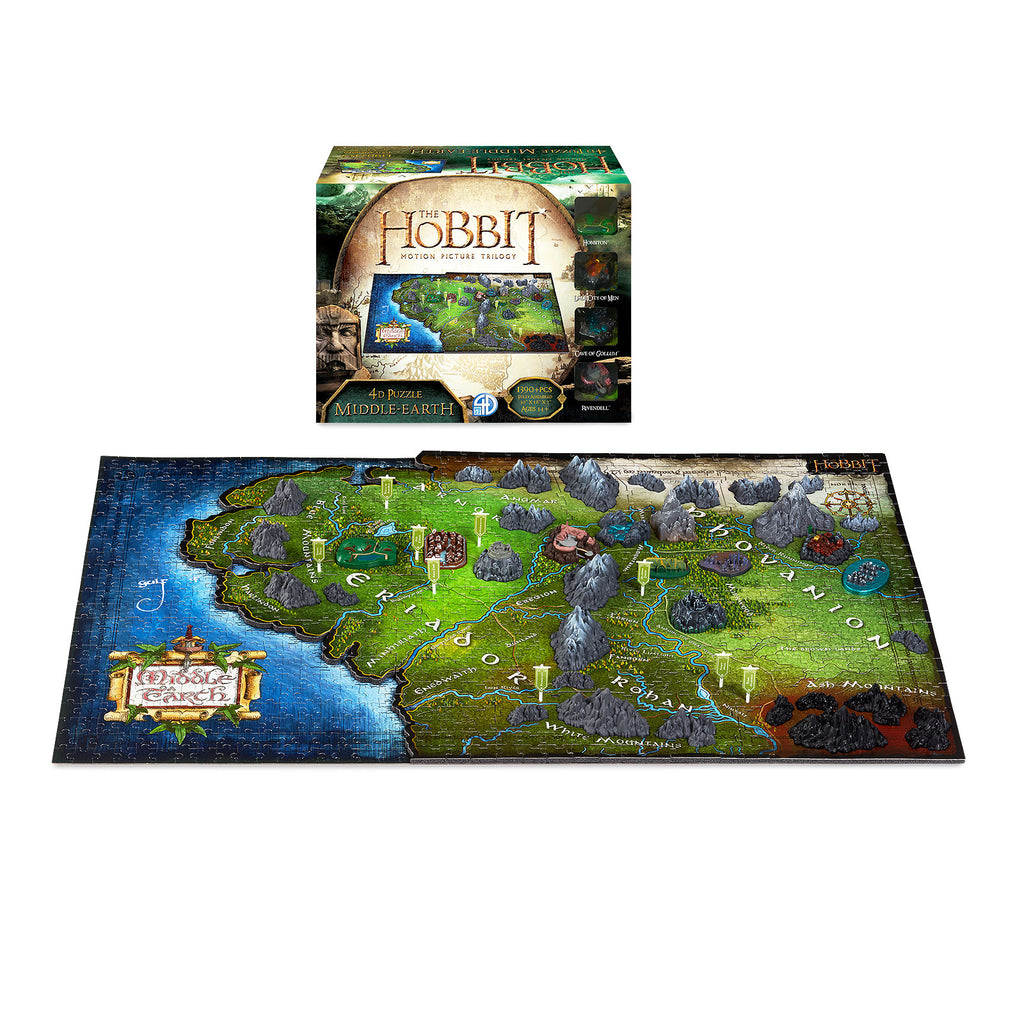 Product image The Lord of the Rings - Map of Middle Earth 4D Puzzle