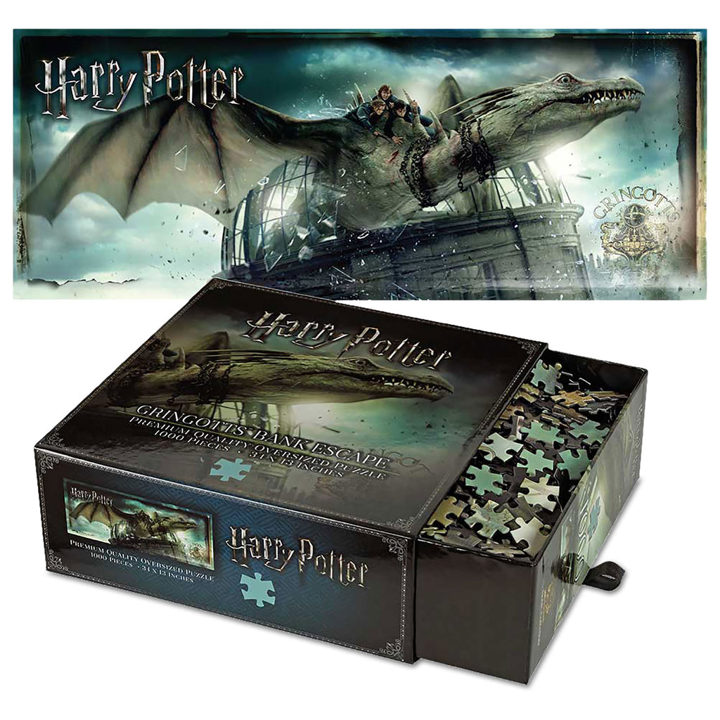 Product image Harry Potter - Gringotts Bank with Dragon Premium Puzzle
