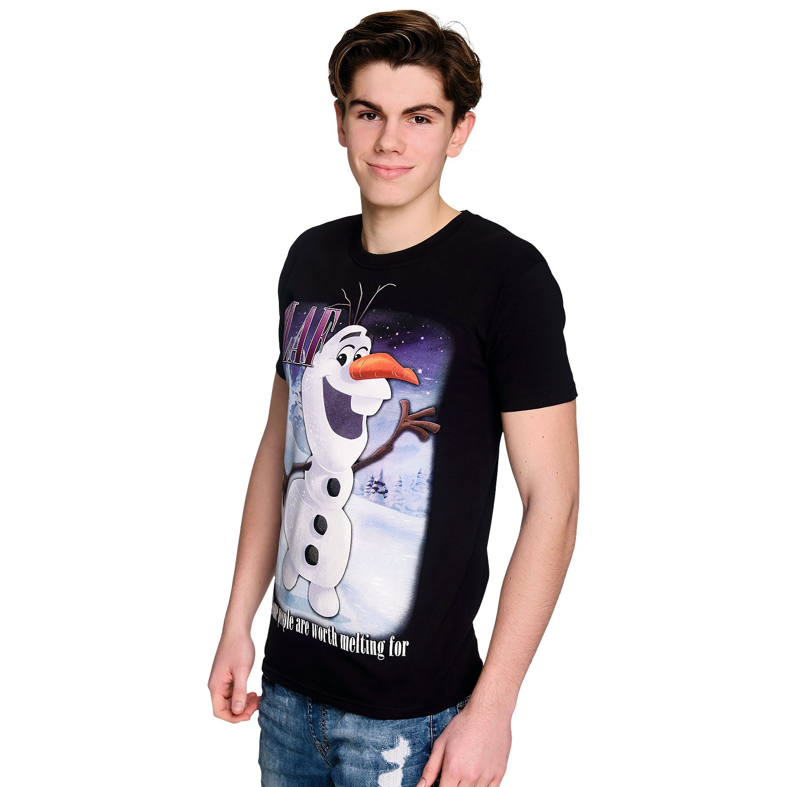 Product image Frozen - Olaf Worth Melting For T-Shirt Black