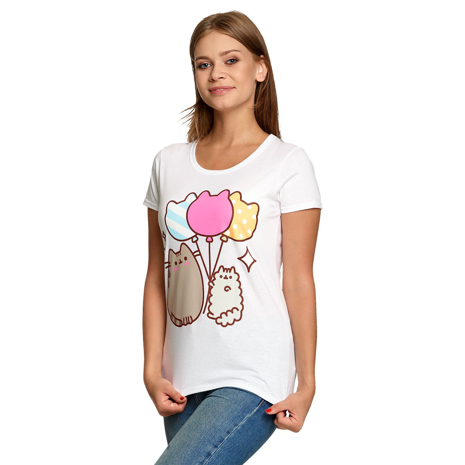 Product image Pusheen - Balloons Women's T-Shirt White