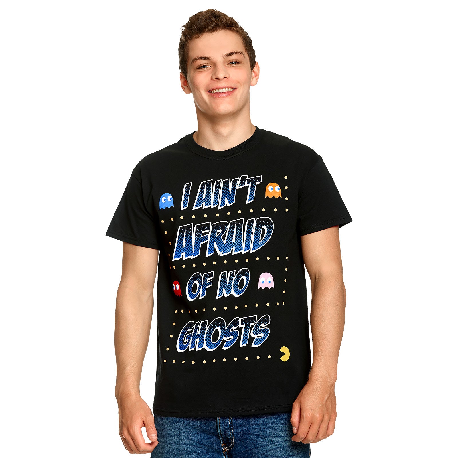 Product image Pac-Man - Ain't Afraid of No Ghosts T-Shirt Black