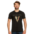 Product image Vikings - Who Will Rise Logo T-Shirt Black