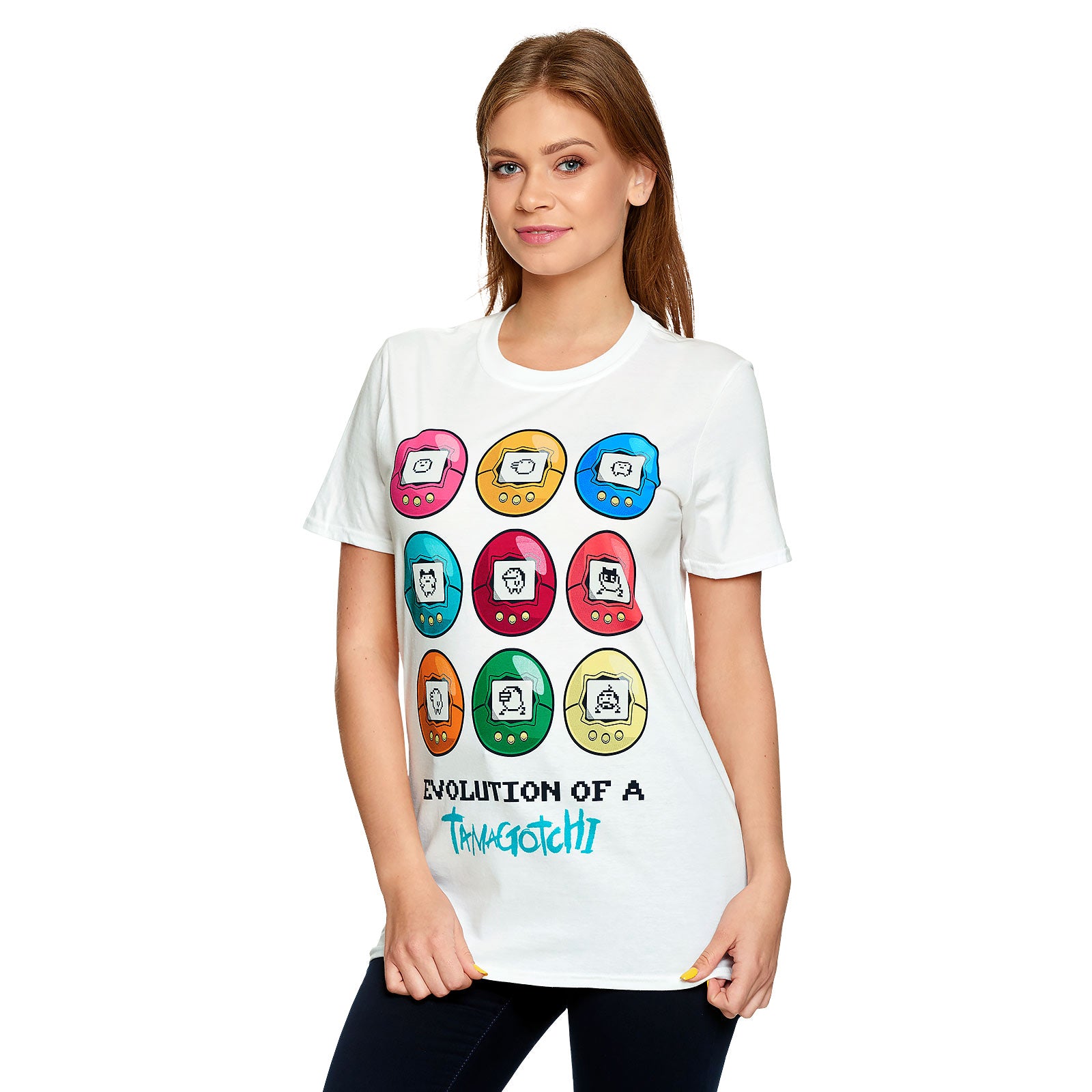 Product image Tamagotchi - Evolution of a Tamagotchi T-Shirt white