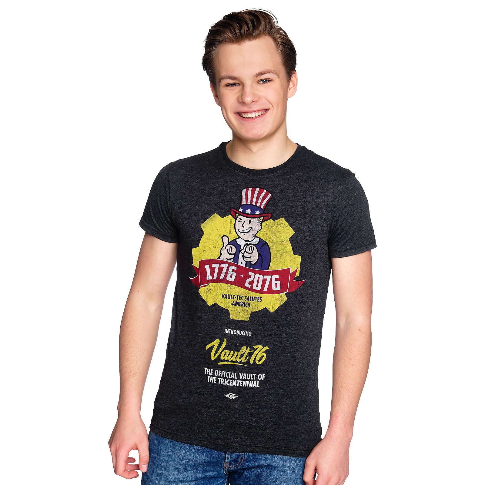 Product image Fallout - Vault 76 Poster T-Shirt blue