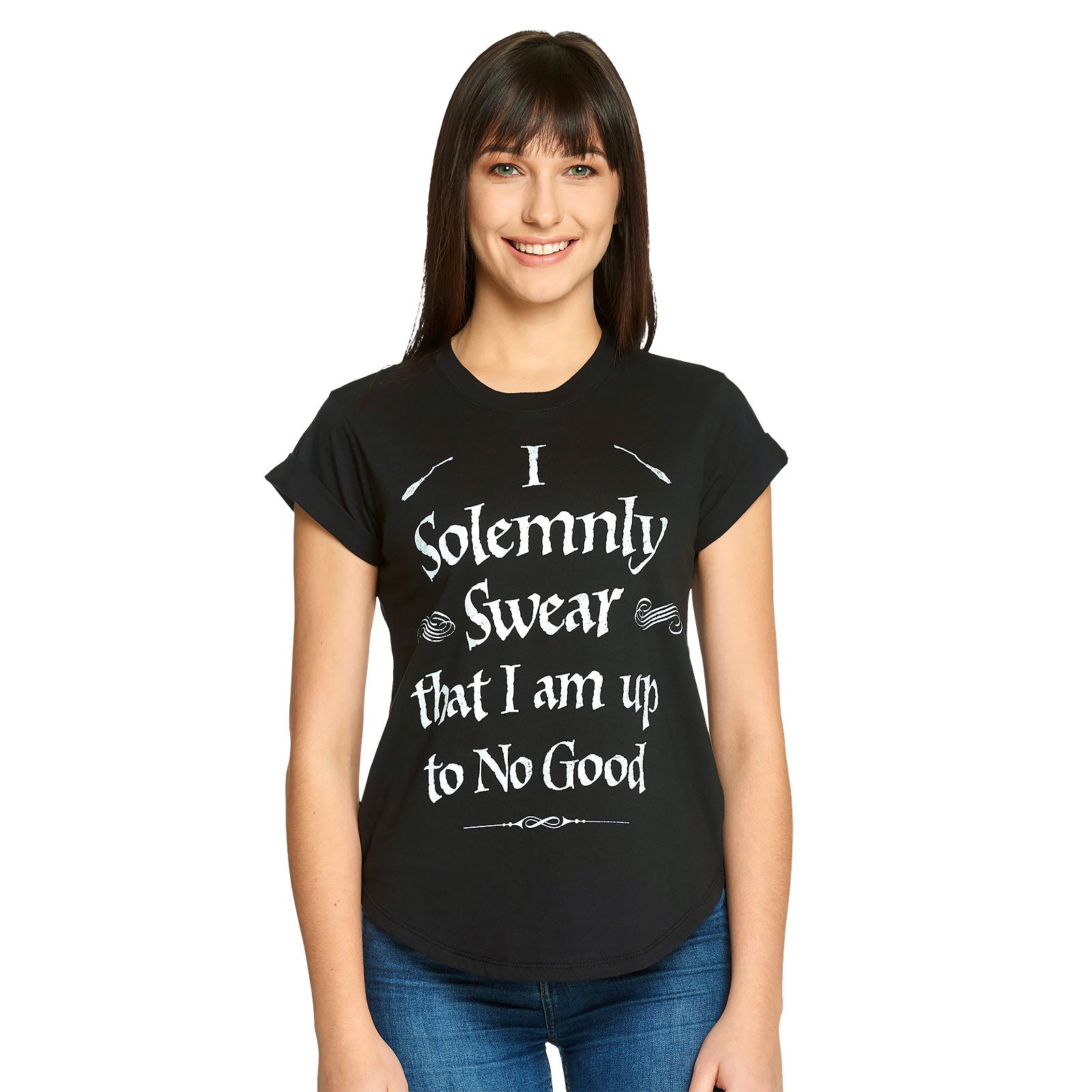 Product image Harry Potter - Mischief Managed Women's Loose Fit T-Shirt Black