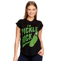 Product image Rick and Morty - Pickle Rick T-Shirt Ladies Loose Fit Black