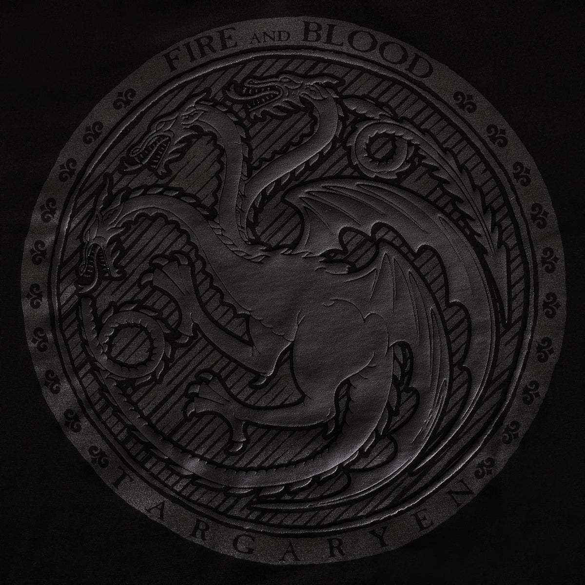 Product image Game of Thrones - Dark Targaryen 3D Logo T-Shirt Black
