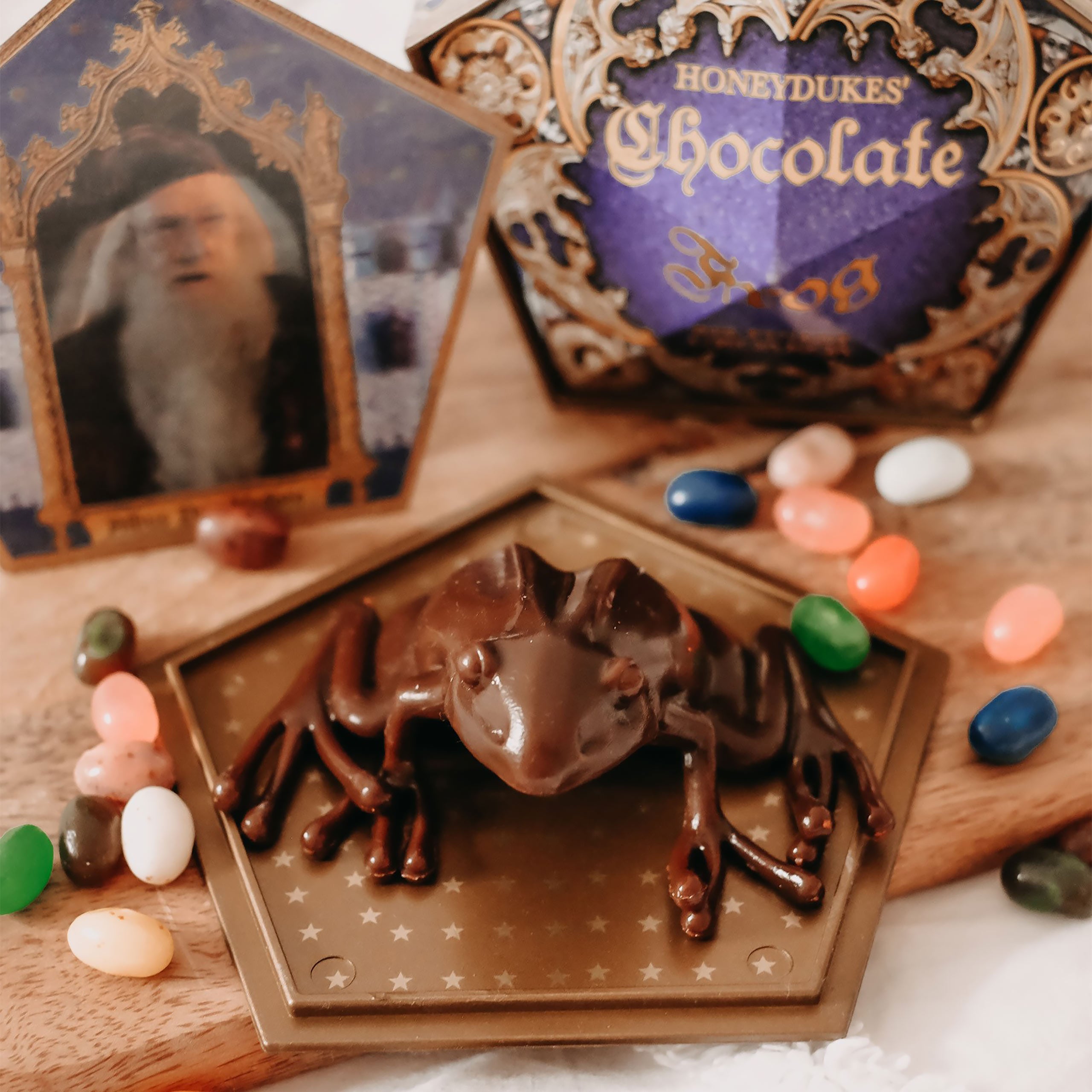 Product image Chocolate Frog Figure with Collectible Card - Harry Potter Replica