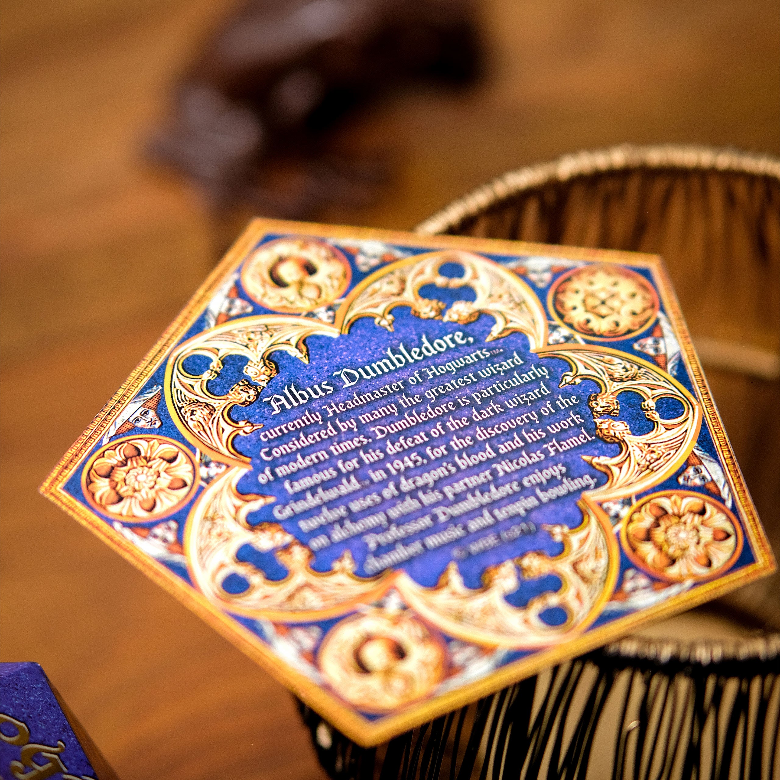 Product image Chocolate Frog Figure with Collectible Card - Harry Potter Replica