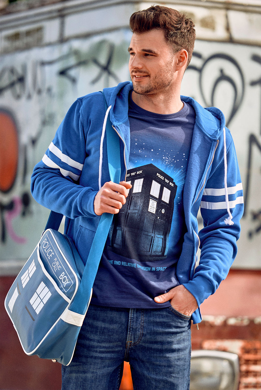 Product image Doctor Who - Tardis Hoodie blue