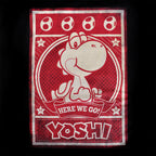 Product image Super Mario - Yoshi Here We Go Poster T-Shirt Black