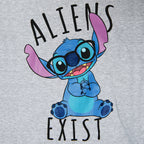 Product image Lilo & Stitch - Aliens Exists Women's T-Shirt Grey
