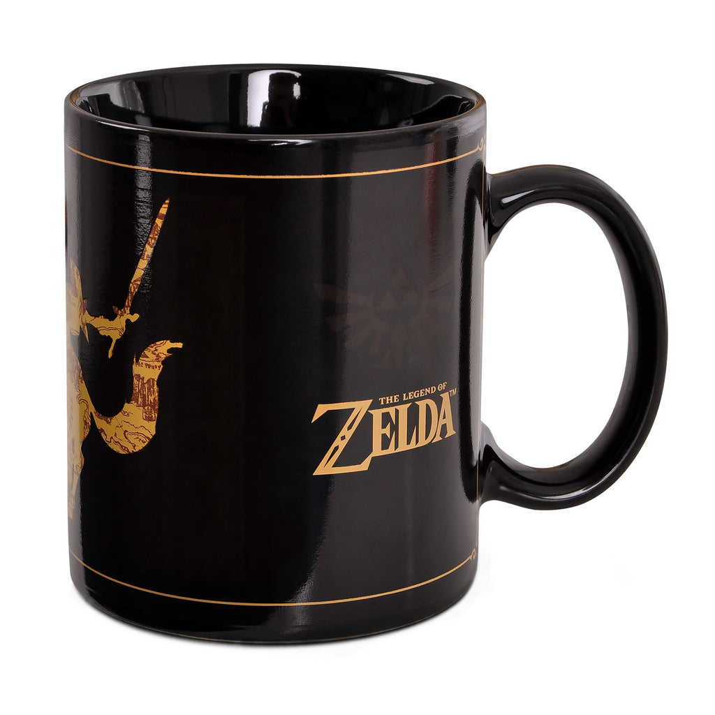 Product image Zelda - Map Silhouette Thermo Effect Mug