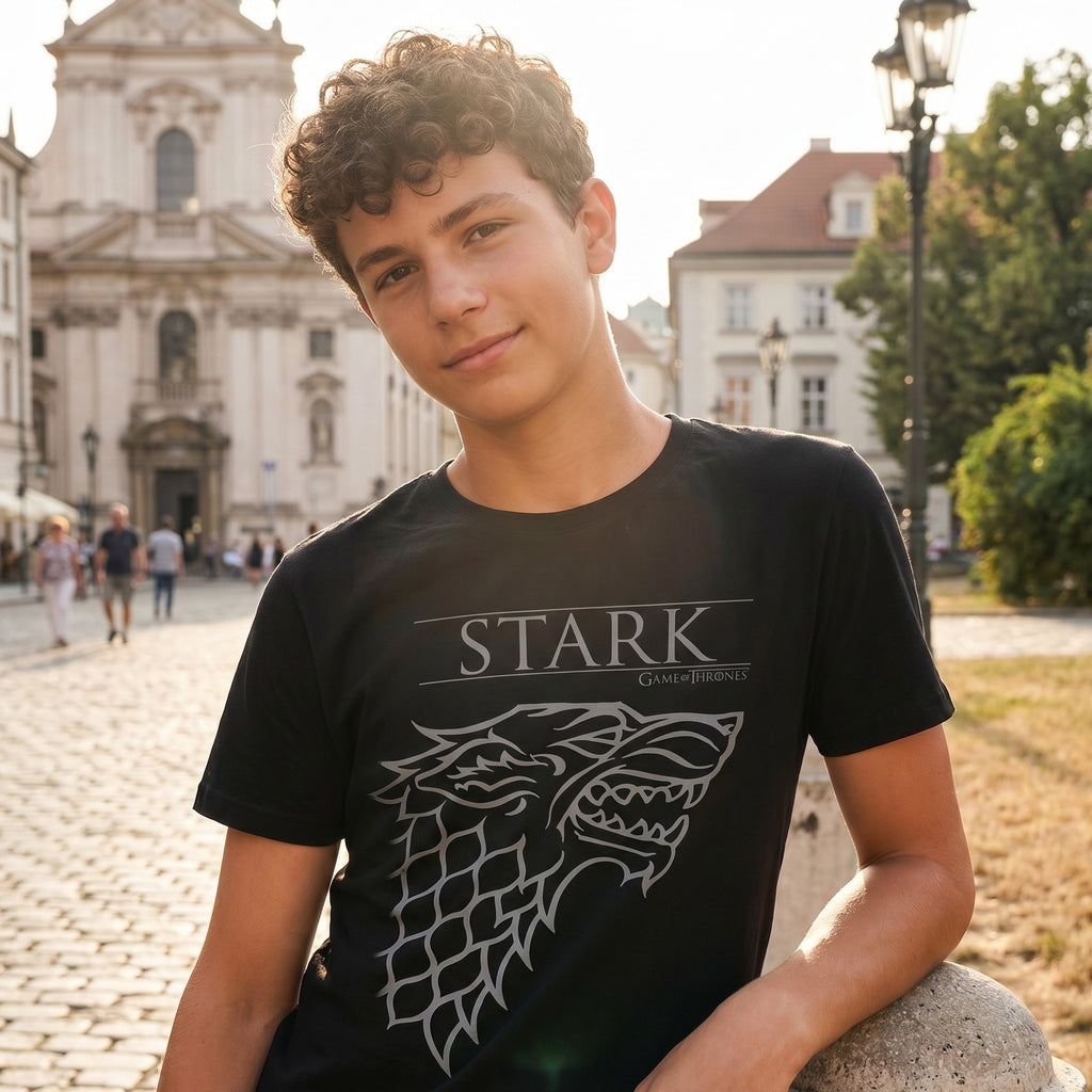Product image Game of Thrones - Shadow Wolf House Stark T-Shirt Black