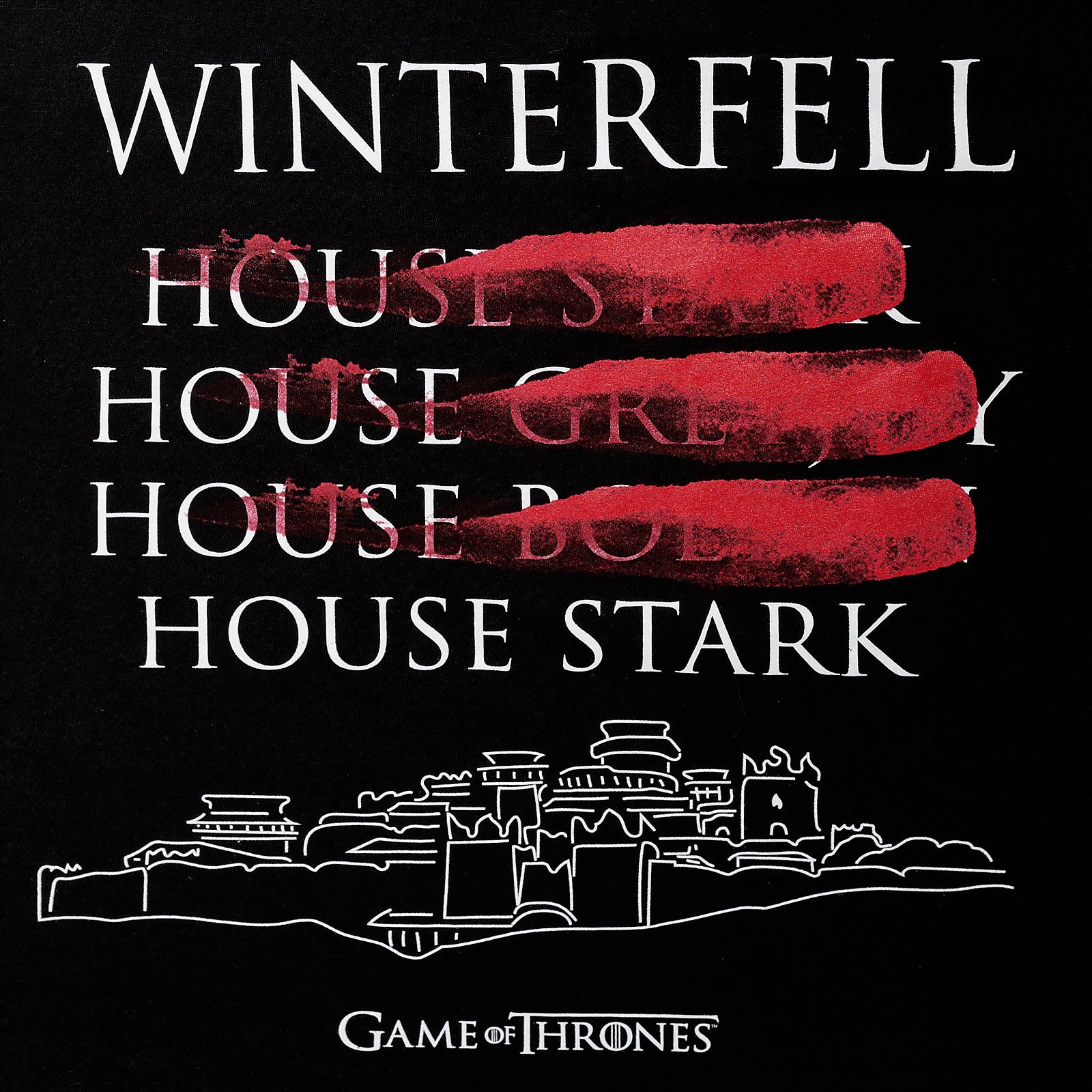 Product image Game of Thrones - Winterfell Rulers T-Shirt black