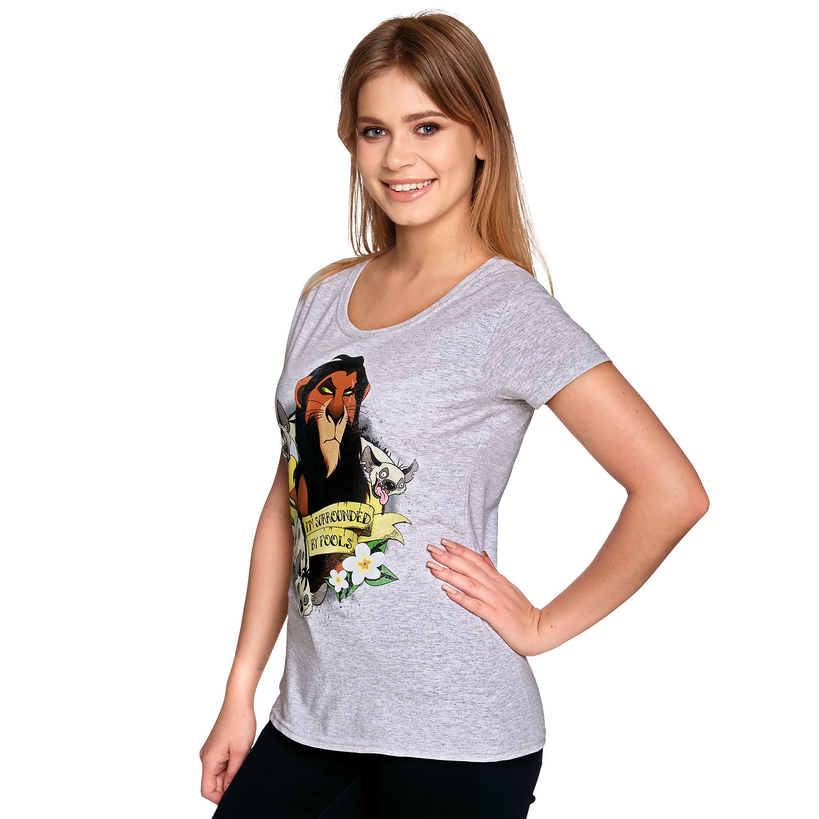 Product image The Lion King - Scar Surrounded by Fools Women's T-Shirt Grey