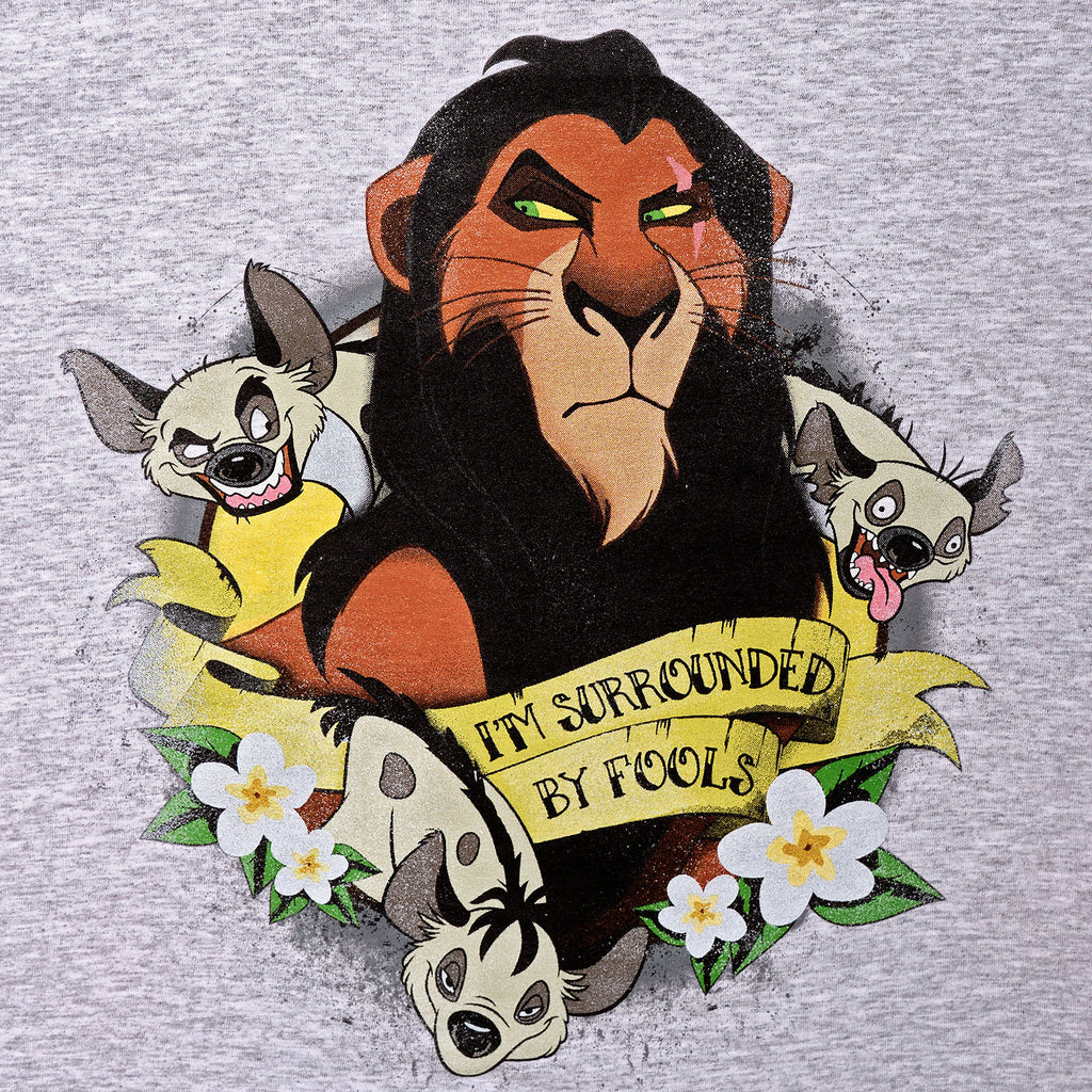 Product image The Lion King - Scar Surrounded by Fools Women's T-Shirt Grey