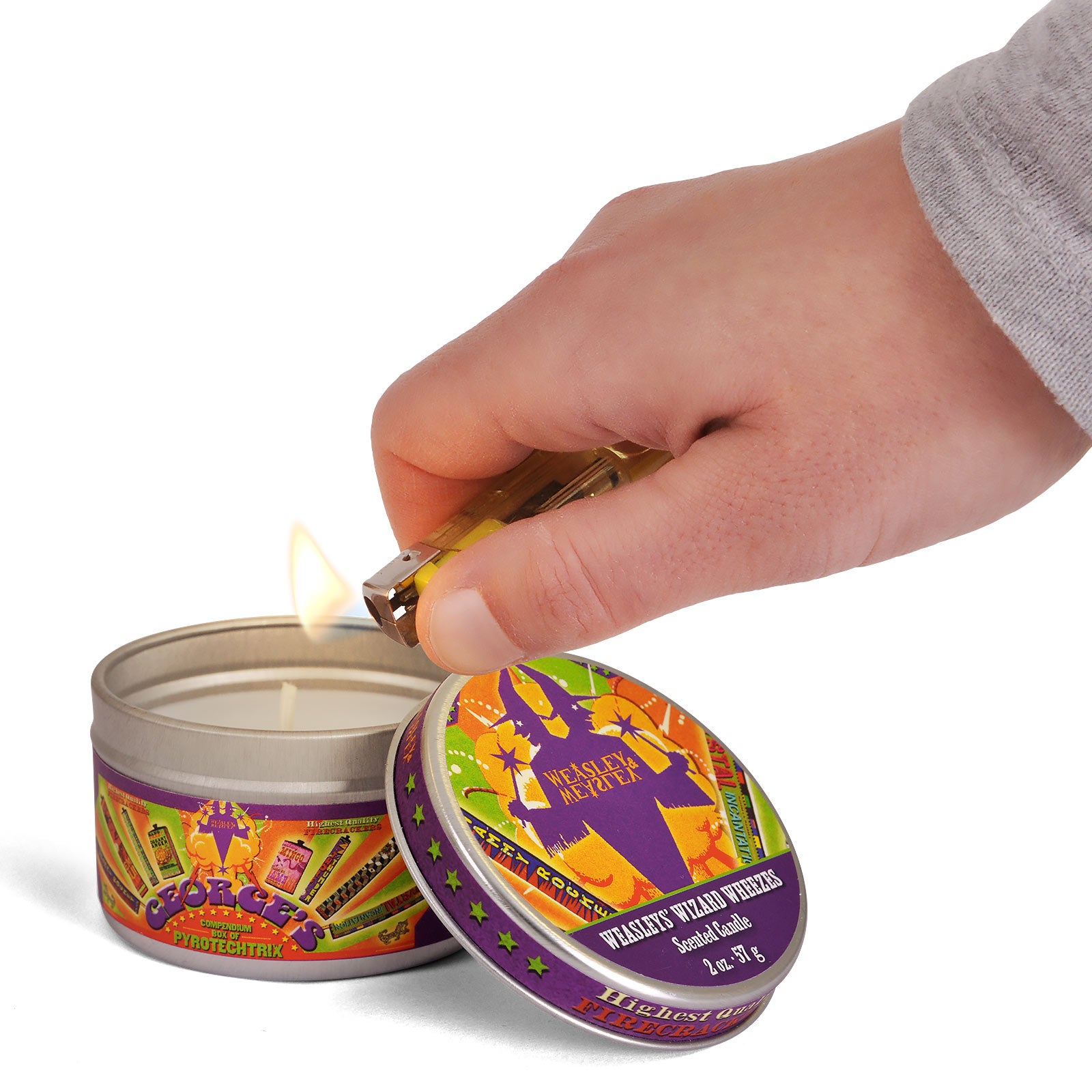 Product image Weasley's Wizard Wheezes Scented Candle Mint - Harry Potter