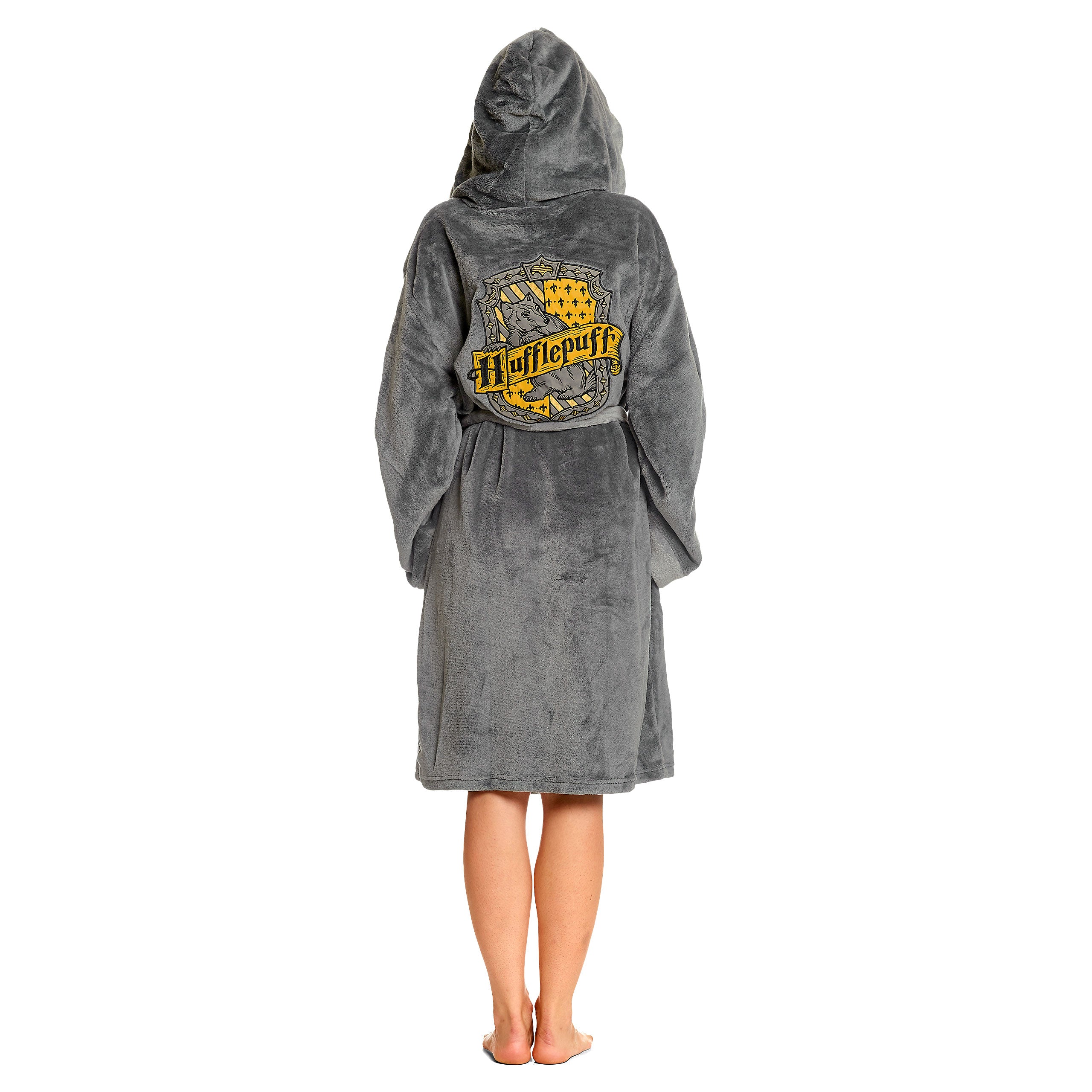 Product image Harry Potter - Hufflepuff Crest Bathrobe gray