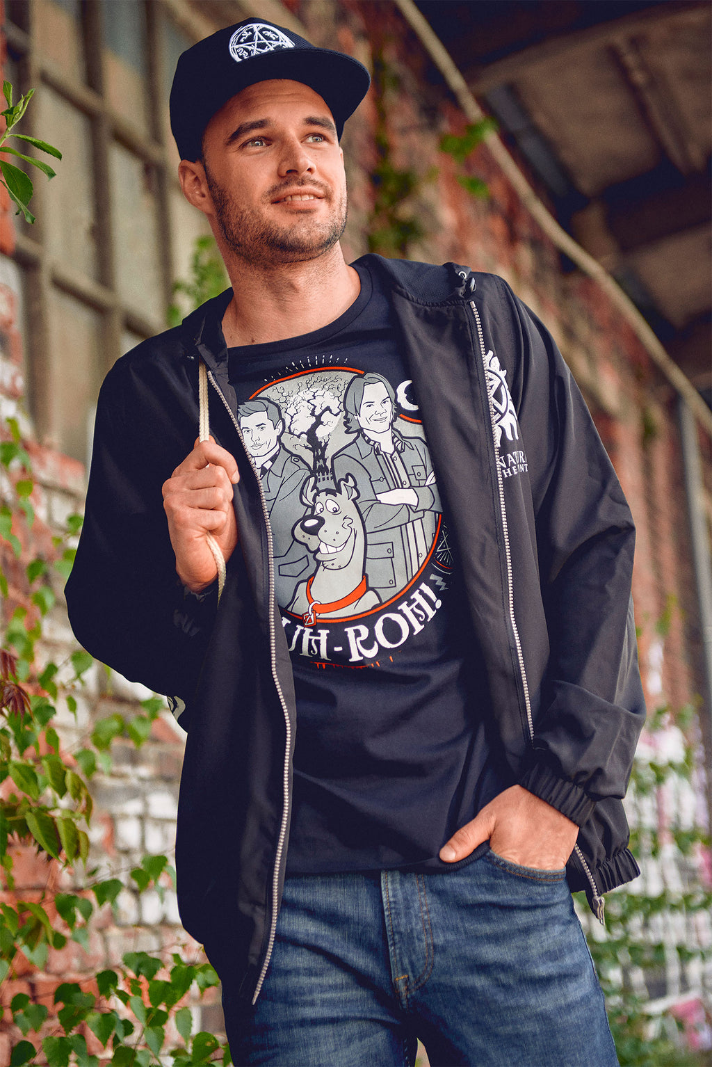 Product image Supernatural - Scoobynatural Ruh-roh! T-shirt black