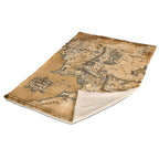 Product image The Lord of the Rings - Middle Earth Map Plush Blanket with Teddy Fur
