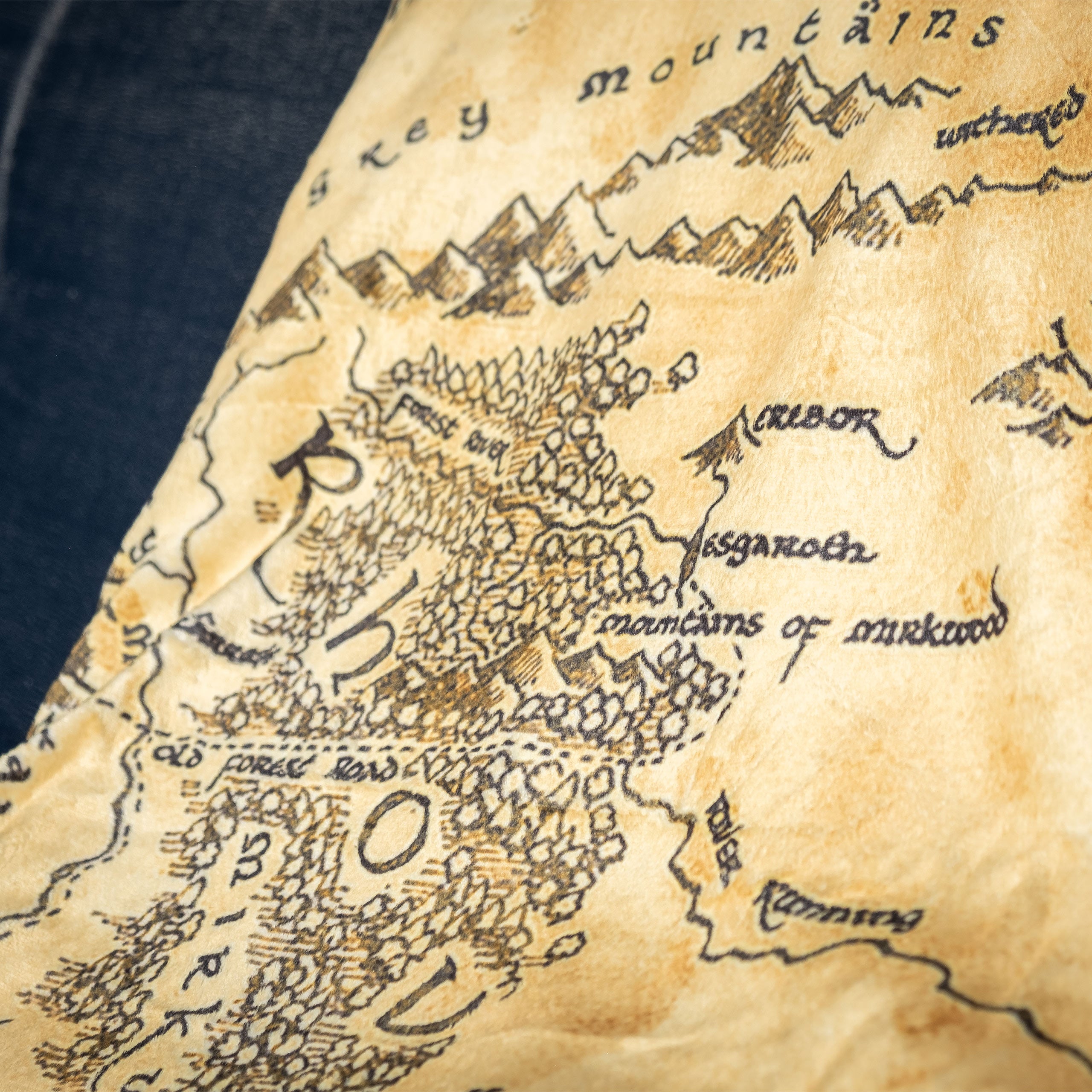 Product image The Lord of the Rings - Middle Earth Map Plush Blanket with Teddy Fur