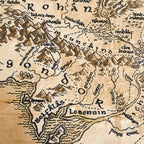 Product image The Lord of the Rings - Middle Earth Map Plush Blanket with Teddy Fur