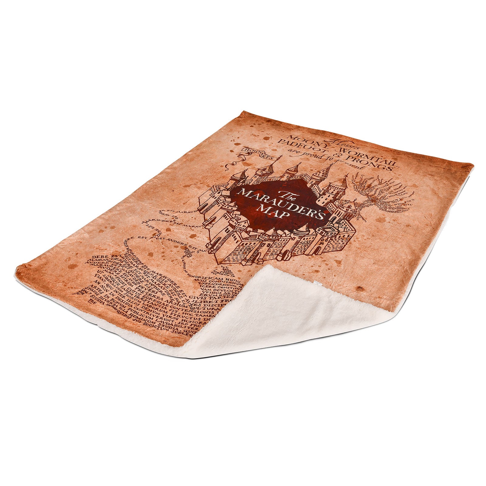 Product image Harry Potter - Marauder's Map Fluffy Blanket with Teddy Fur