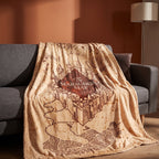 Product image Harry Potter - Marauder's Map Fluffy Blanket with Teddy Fur