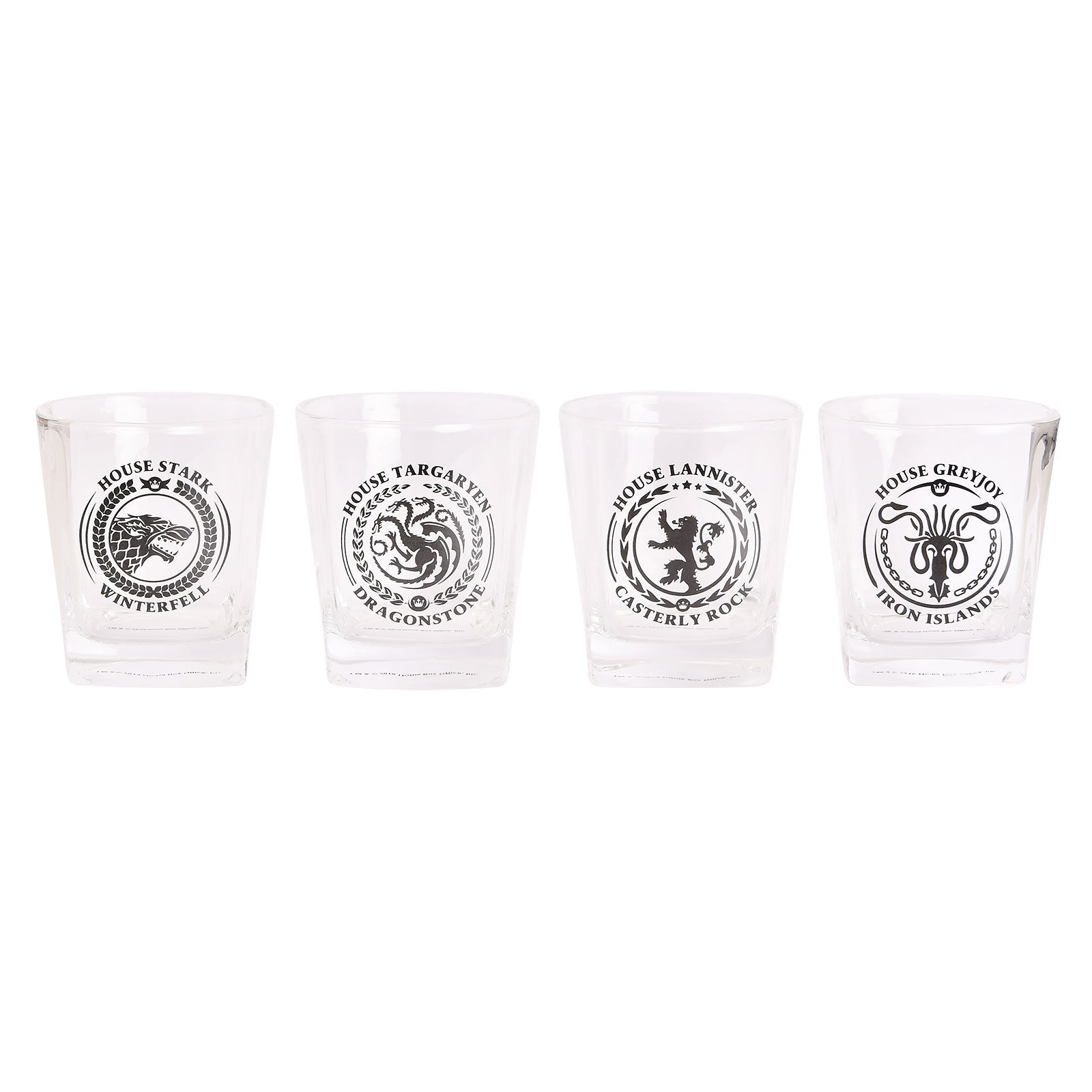 Product image Game of Thrones - House Crests Glass Set 4-piece