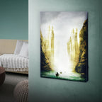 Product image The Lord of the Rings - Argonath wall picture with light
