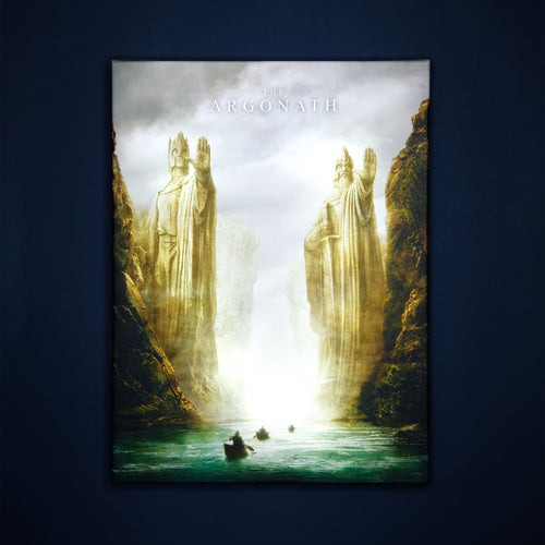Product image The Lord of the Rings - Argonath wall picture with light