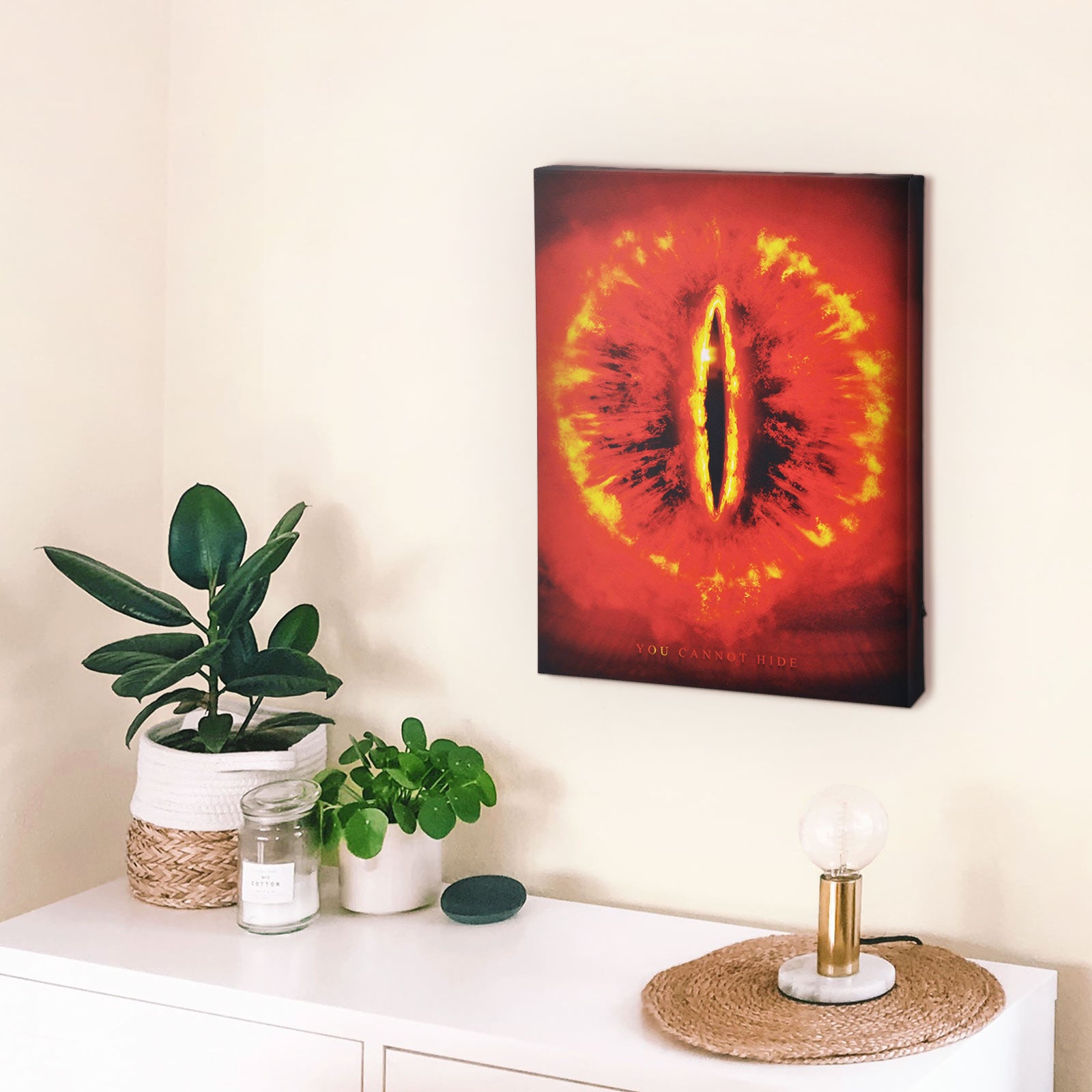 Product image The Lord of the Rings - Sauron's Eye Wall Picture with Light
