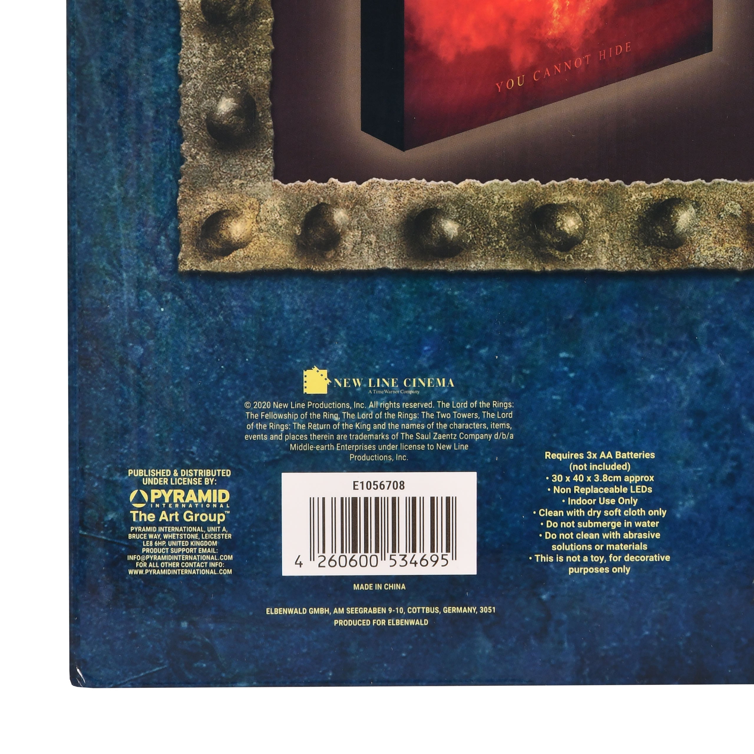 Product image The Lord of the Rings - Sauron's Eye Wall Picture with Light