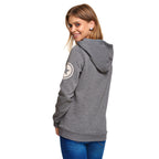 Product image Captain America - Shield Logo Retro Hoodie Women's Grey