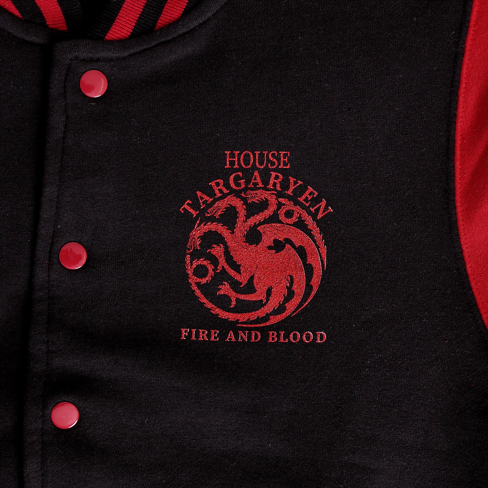 Product image Game of Thrones - House Targaryen College Jacket black-red