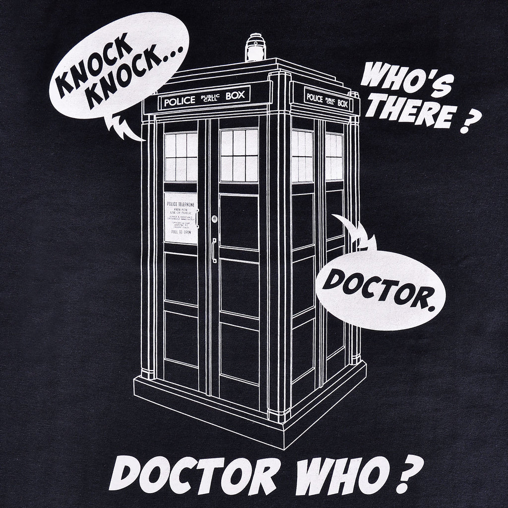 Product image Doctor Who - Tardis Knock Knock T-Shirt blue