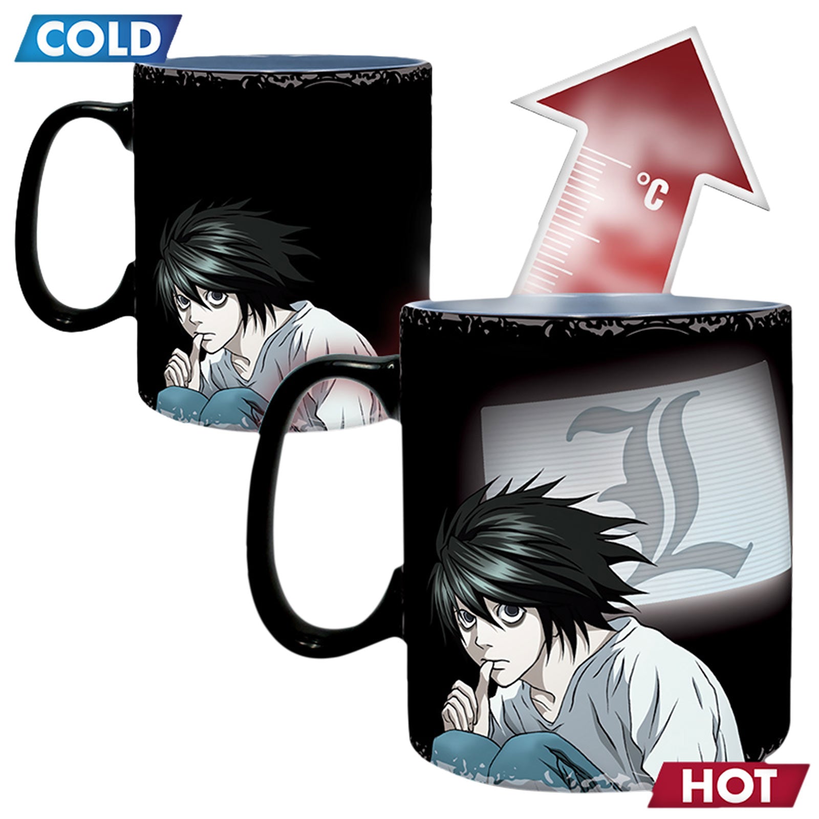 Product image Death Note - Light Yagami & L Lawliet Thermo Effect Mug