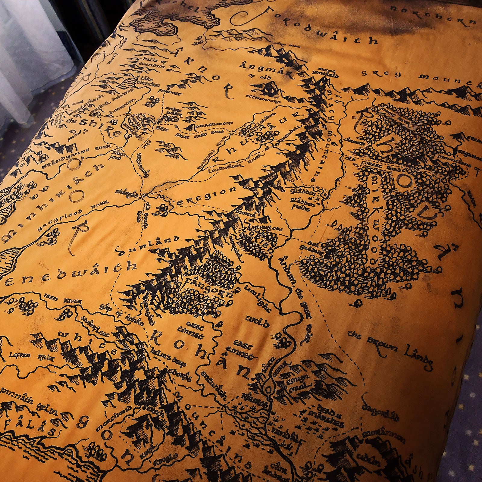 Product image The Lord of the Rings - Middle Earth Map Bedding