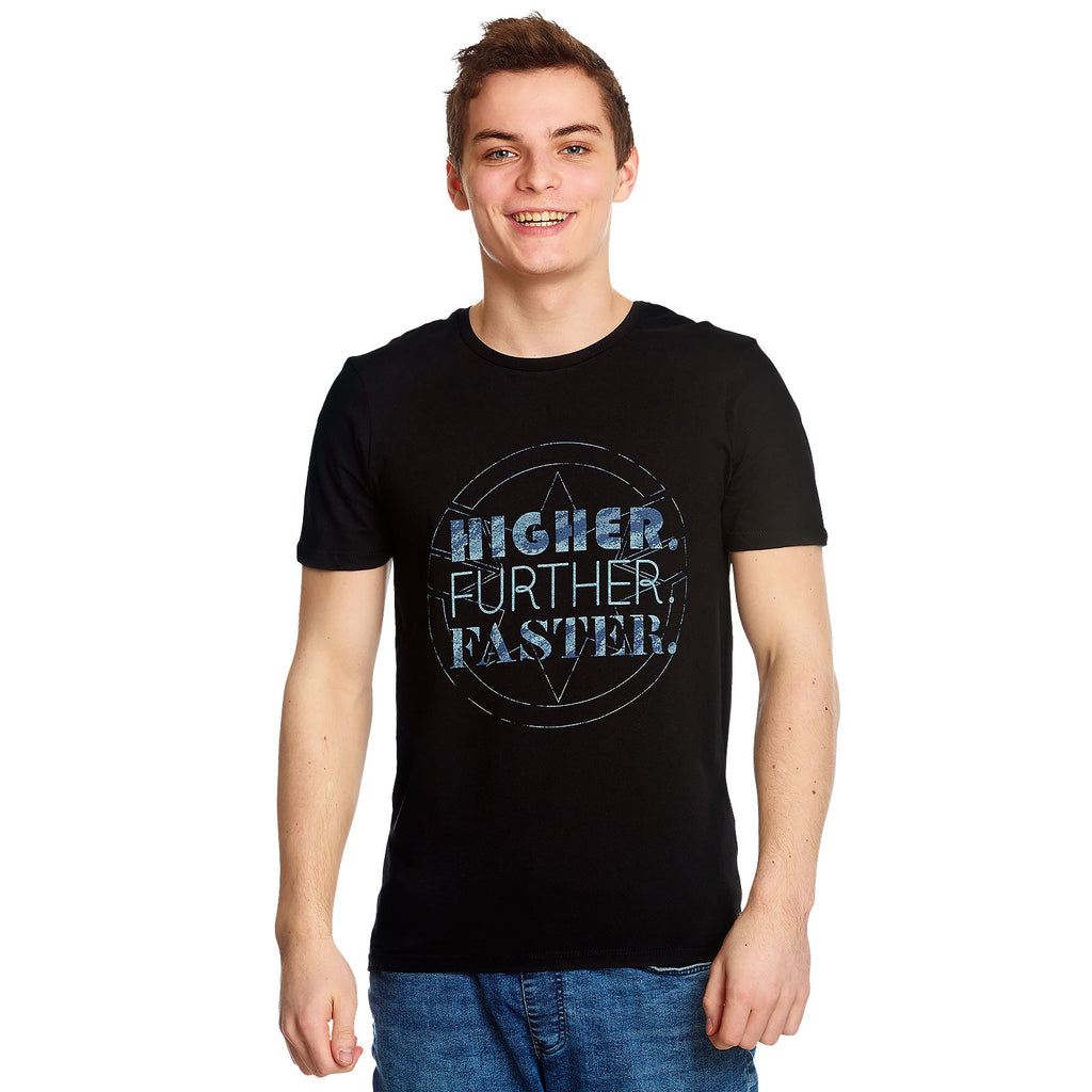 Product image Captain Marvel - Higher Further Faster T-Shirt black