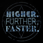 Product image Captain Marvel - Higher Further Faster T-Shirt black