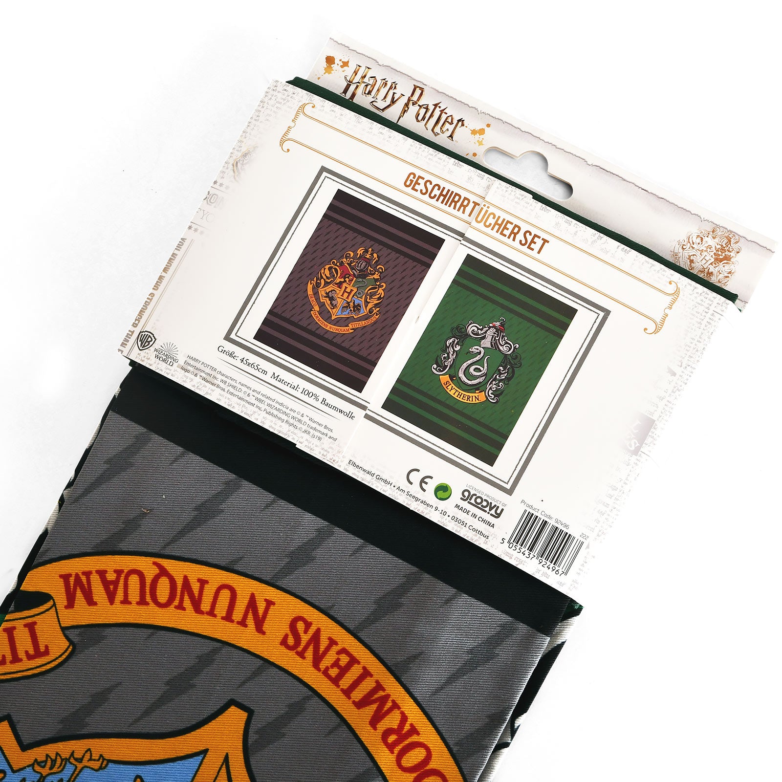 Product image Harry Potter - Slytherin & Hogwarts Dish Towel Set