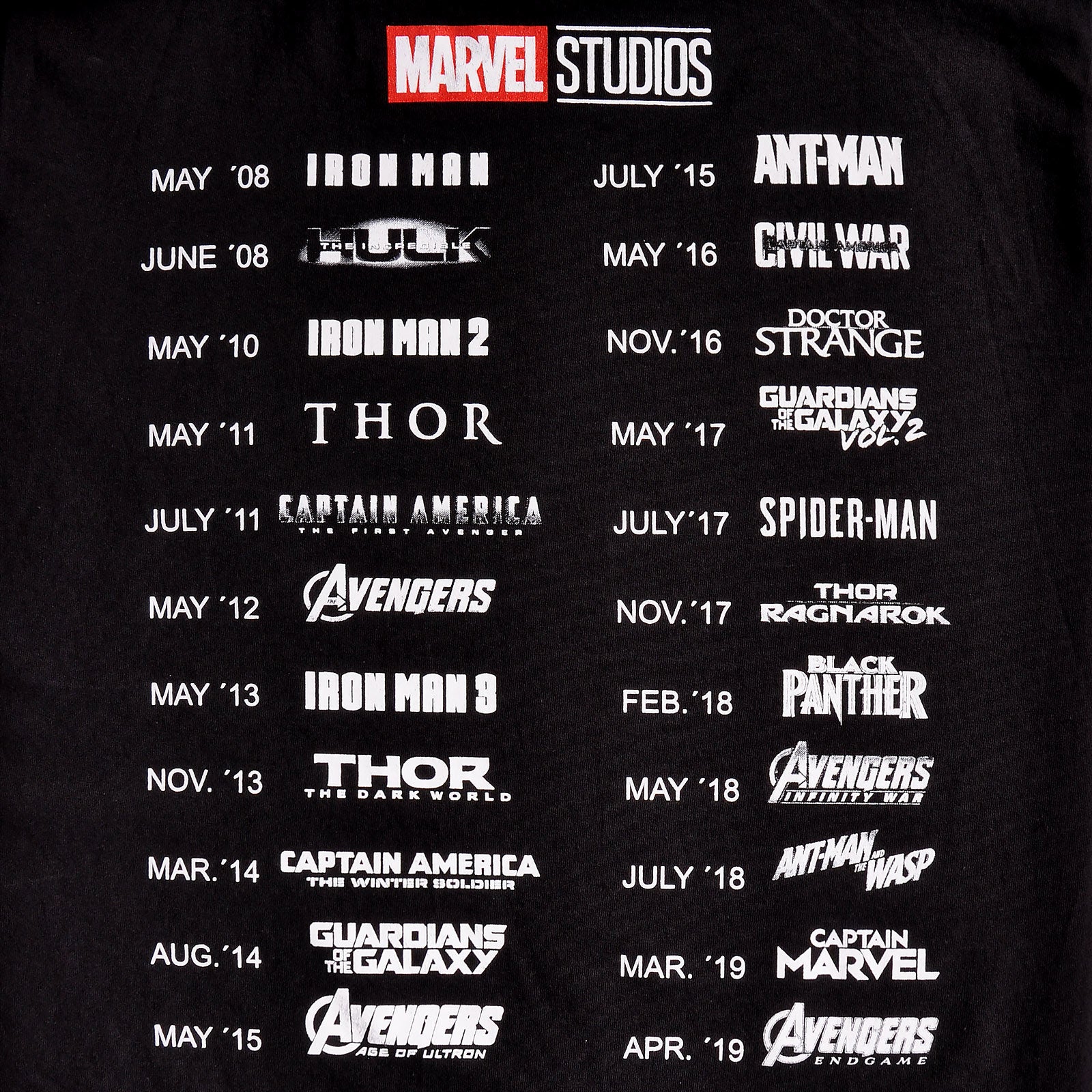 Product image Marvel - More Than a Fan T-Shirt black