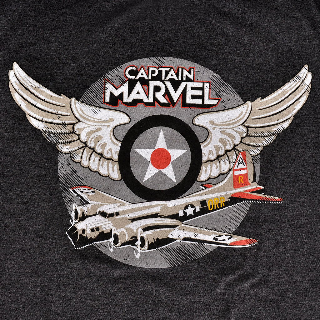 Product image Captain Marvel - Air Force Pilot T-Shirt Grey