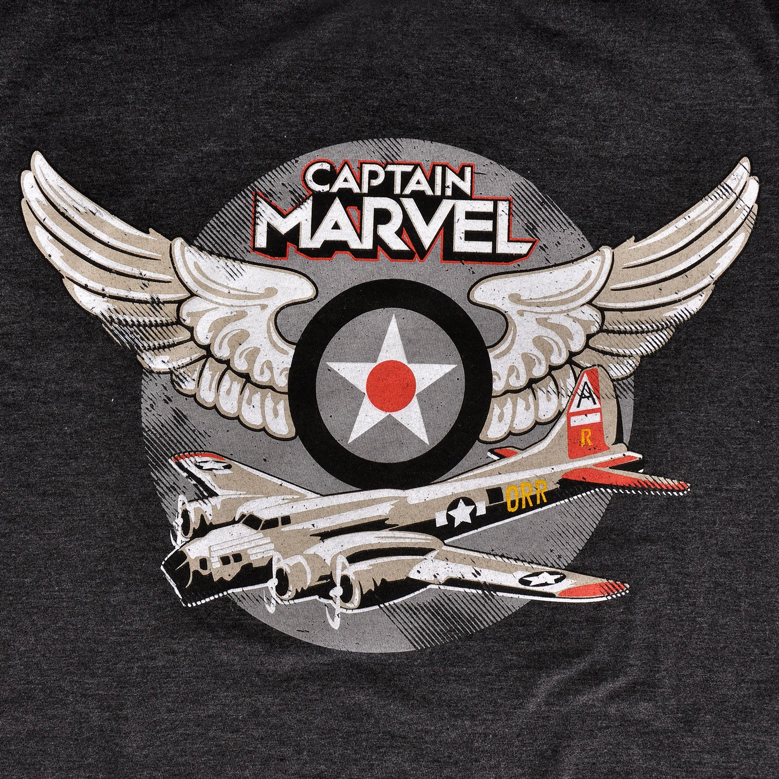 Product image Captain Marvel - Air Force Pilot T-Shirt Grey